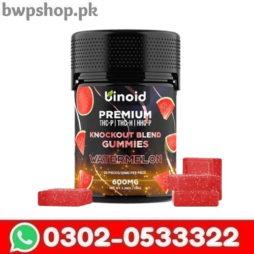 Binoid Knockout Blend Gummies 600mg In Pakistan