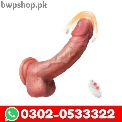 Remote-Controlled Thrusting &amp Heating Dildo Vibrator in Pakistan 