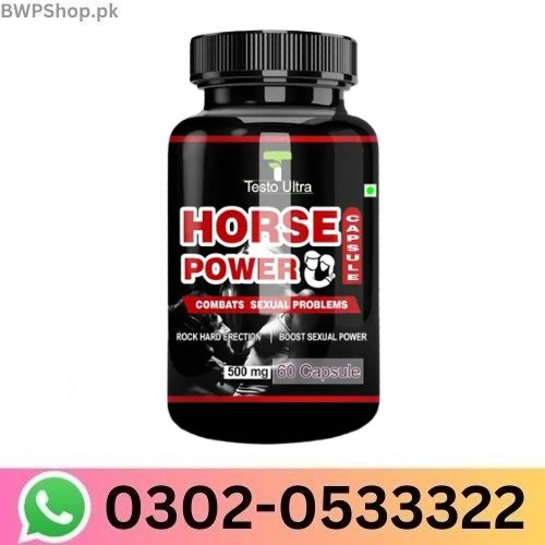 Testo Ultra   Horse  Power 500 mg Capsules In Pakistan
