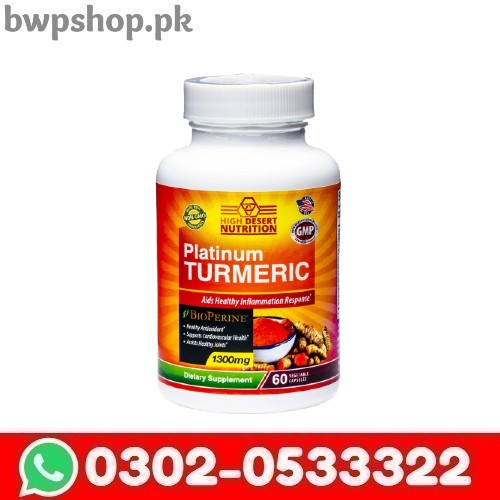 Platinum Turmeric High Desert Nutrition 1300mg In Pakistan