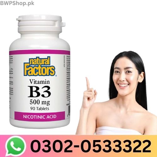 Natural Factors Vitamin B3 500Mg Tablets In Pakistan 