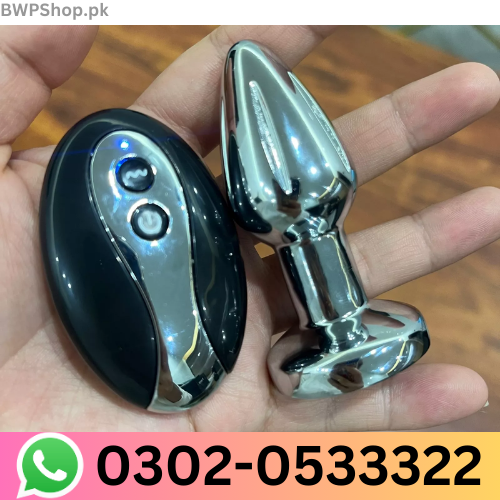 Metal Dildo Anal Butt Plug Vibrator Prostate Massager