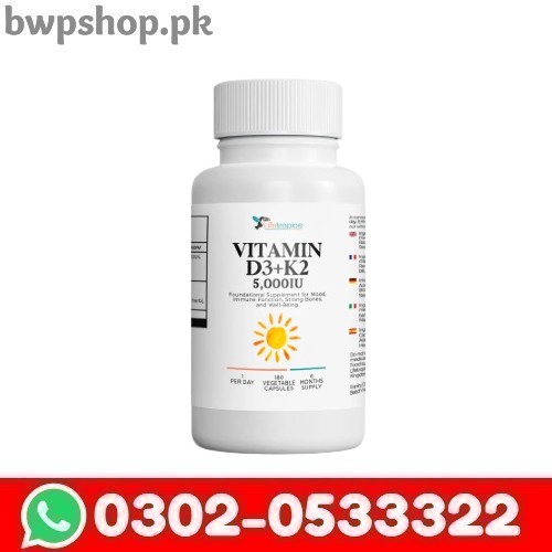 Lifetropics Vitamin D3 + K25000 IU In Pakistan