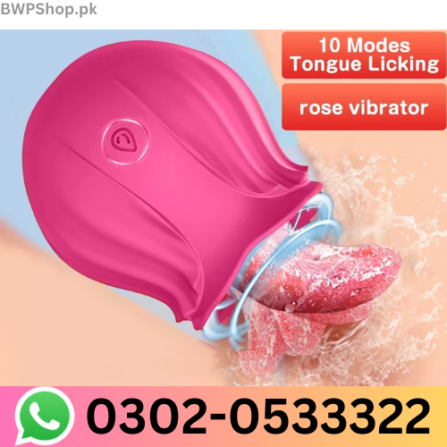 Rose Licking Vibrator Clit Sucker Dildo G-Spot Massager for Women