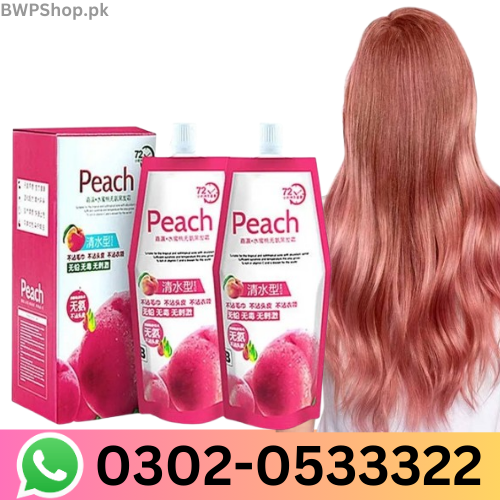 Peach Hair Colour 72 Dark Brown 100% Ammonnia