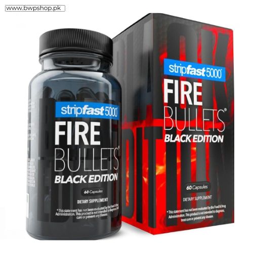 Strip Fast 5000 Fire Bullets Black Edition Max Strength for Women and Men 30 Days Supply