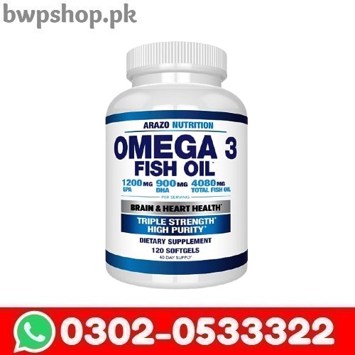Arazo Nutrition Wild Caught Omega 3 Fish Oil in Pakistan