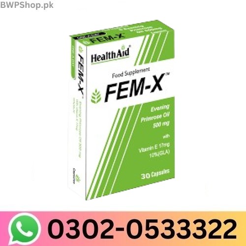 Fem-X 500mg + Vitamin E Capsules  In Pakistan 