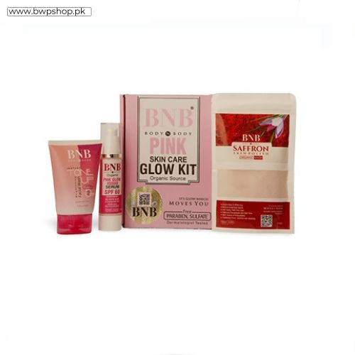 Bnb Organic Pink Glow Kit ( Facewash + Mask + Sunscreen Spf ) In Pakistan