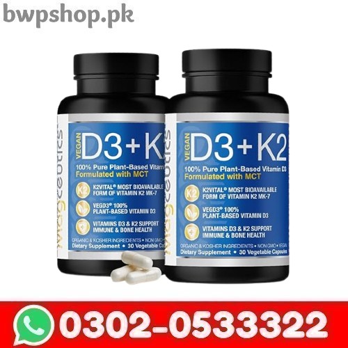 Vitamin D3 K2 MCT 5000 IU Vegan in Pakistan