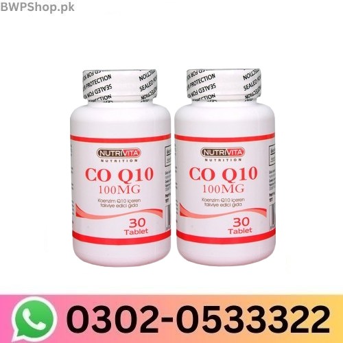 Nutrivita Nutrition Co Q 10 10 m,g  Tablets In Pakistan