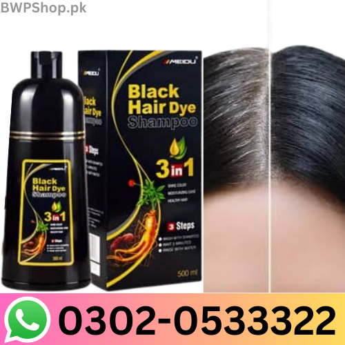 Meidu Black Hair Dye Shampoo